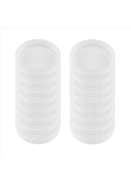 16 Paket Geniş Ağız Kavanoz Kapakları Konserve Kavanozları Için Plastik Depolama Kapakları Sızdırmaz ve Çizik Önleyici Dirençli Yüzey (Yurt Dışından)