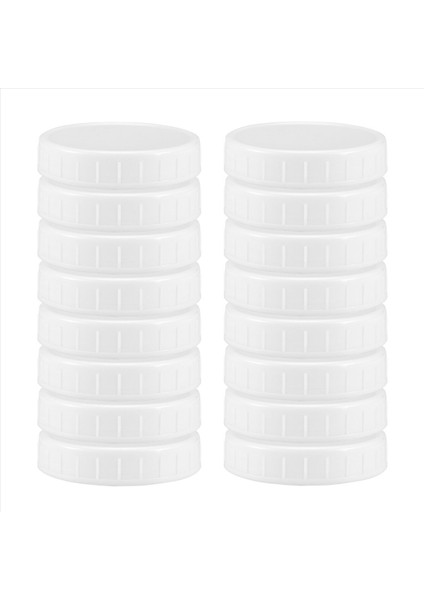 16 Paket Geniş Ağız Kavanoz Kapakları Konserve Kavanozları Için Plastik Depolama Kapakları Sızdırmaz ve Çizik Önleyici Dirençli Yüzey (Yurt Dışından) fiyatları
