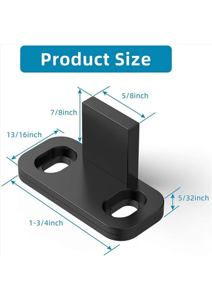 48X Sürgülü Barn Kapı Zemin Kılavuzları Dolap Kapı Kılavuzları Donanım Plastik Basit Zemin Duvarı Monte Alt Track Rehber (Yurt Dışından) indirimleri