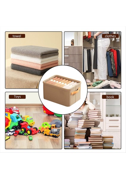 Çok Fonksiyonlu Dolap Organizatörü Çelik Halka Saklama Kutusu Kumaş Katlanır Yatak Odası Gardırod Giysileri Saklama Kutusu B (Yurt Dışından) fiyatları