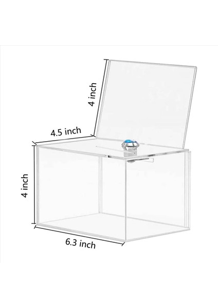 2x Akrilik Bağış Kutusu - Oylama Kutusu Sadaka Anketler Anketler Çekilişler Yarışmalar Tavsiye Ipuçları Incelemeler (Yurt Dışından) fırsatları