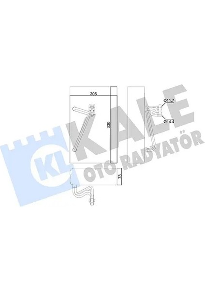 350030 Klima Radyatoru 1618055 1618087 90512360