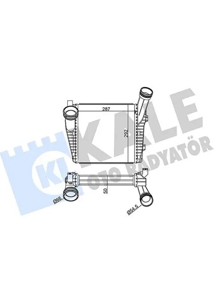 344745 Turbo Radyatoru 7L6145804 7L6145804A 7P0145804A