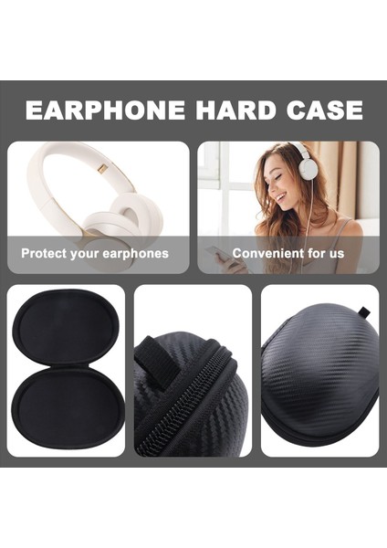 Taşıma Kılıfı Seyahat Depolama Çantası Koruyucu Kulaklık Kapak Kulaklık Sabit Kılıfı Beats Solo 2 3 Studio 2 0 3 0 (Yurt Dışından) indirimleri