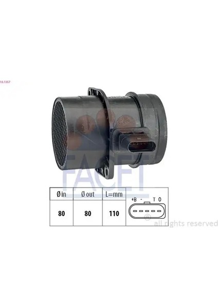 101357 Hava Debimetresi 03G906461C