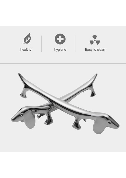 6 Adet Yemek Çubukları Dinlenme Küçük Köpek Çubukları Tutucu Dachshund Çinko Alaşım Çatal Standı Kaşık Sofra Rafı Tutucu Aracı (Yurt Dışından) fiyatları