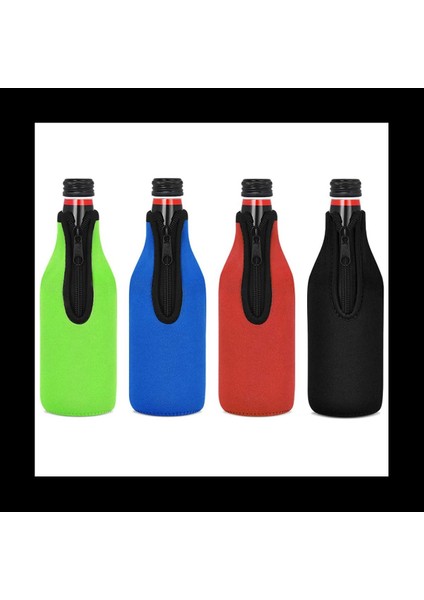 40 Paket Bira Şişesi Izolatör Kılıf Içecek Soğuk Zip-Up Şişe Ceketleri Bira Şişesi Soğutucu Kollu Neopren Kapak (Yurt Dışından) modelleri