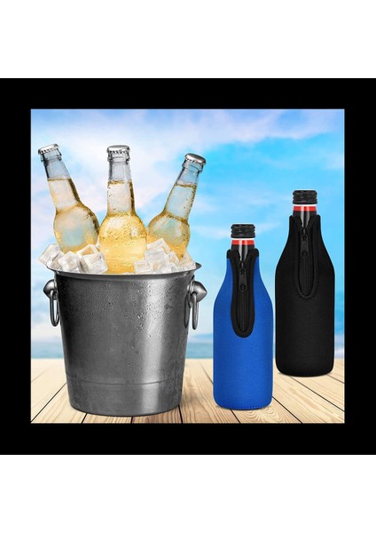 40 Paket Bira Şişesi Izolatör Kılıf Içecek Soğuk Zip-Up Şişe Ceketleri Bira Şişesi Soğutucu Kollu Neopren Kapak (Yurt Dışından) fırsatları