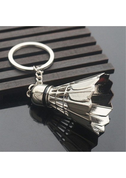5x Metal Badminton Anahtar Zinciri Üç Boyutlu Badminton Turnuvası Lik Eşya Anahtar Zinciri Kolye Spor Spor Kolye (Yurt Dışından) fiyatları