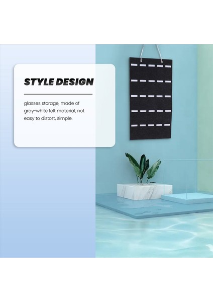 Gözlük Organizatör Güneş Gözlüğü Organizatör Depolama Asma Çanta Güneş Gözlüğü Gözlükler Gösteri Tutucu Duvar Monte Gözlük Tutucu L (Yurt Dışından) fırsatları