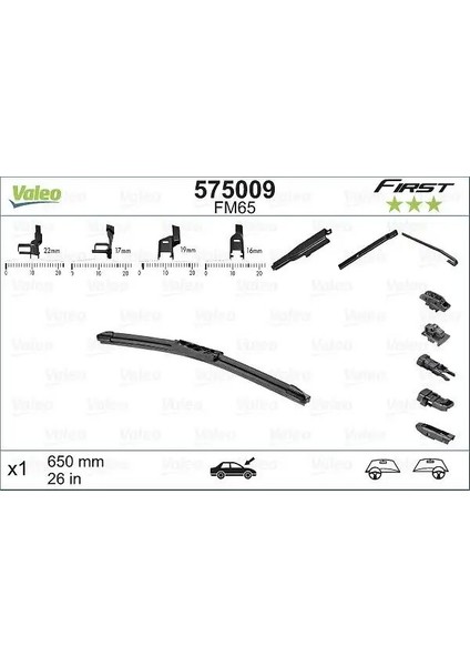 575009 Silecek Supurgesi Tek 288902165R