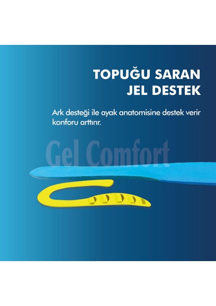 GC12 | Yumuşak Jel, İş Ayakkabıları ve Botlar İçin Rahat Ortopedik Destekli Konfor İç Tabanlık fırsatları