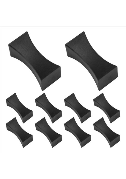 10PCS Yemek Çubukları Dinlenme Küçük Çubuklar Stantlar Kaşık Çatal Tutucu Set Çubukları Kap Çatal Bıçak Takımı Siyah (Yurt Dışından)