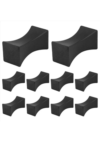 10PCS Yemek Çubukları Dinlenme Küçük Çubuklar Stantlar Kaşık Çatal Tutucu Set Çubukları Kap Çatal Bıçak Takımı Siyah (Yurt Dışından) modelleri