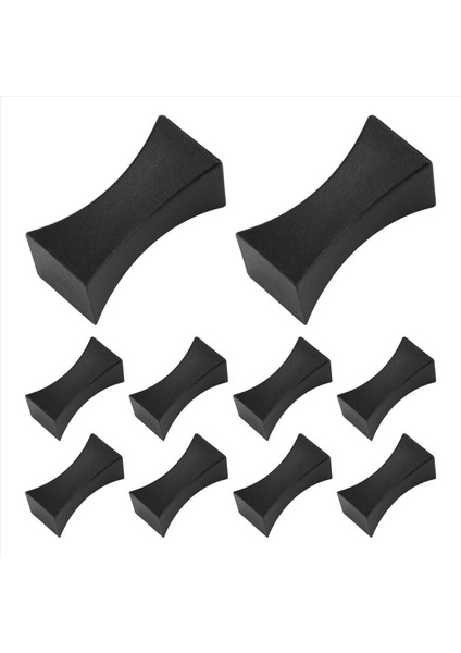 10PCS Yemek Çubukları Dinlenme Küçük Çubuklar Stantlar Kaşık Çatal Tutucu Set Çubukları Kap Çatal Bıçak Takımı Siyah (Yurt Dışından) indirimleri