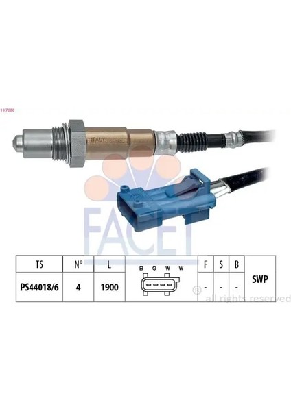 107688 Oksijen Sensoru 1628NY 1628TG 1628TH