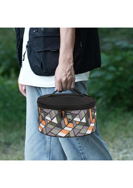 Taşınabilir Çatal Teşheri Depolama Çantası Kamp Tencere Organizatör Çantası Seyahat Pişirme Pişirme Çantası Açık Mekan Taşınabilir Kamp Mutfak (Yurt Dışından) fırsatları