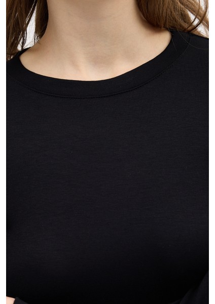 Siyah Premium/Viskoz Yumuşak Kumaşlı Parmak Geçmeli Crop Bluz 8162A indirimleri