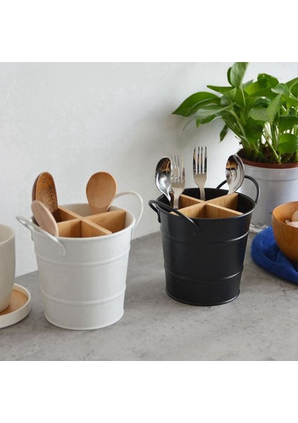 Kitchenware Pişirme Araçları Depolama Rafı Raf Rafı Depolama Kutusu Mutfak Depolama Rafı Yemek Çubukları Kova A (Yurt Dışından) fırsatları