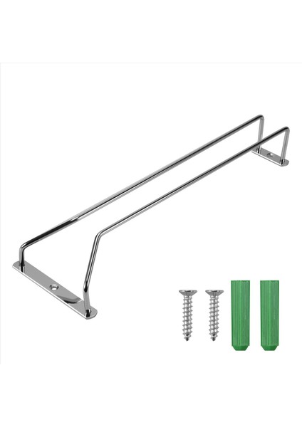 Cam Şarap Kupası Askılar Raf Tutucu Vidalı (Gümüş) (Yurt Dışından) fiyatları