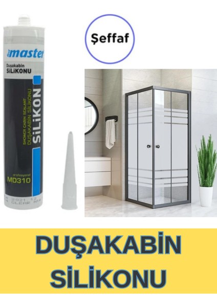 Profesyonel Kalite- Küf Mantar Yapmaz Duşa Kabin Silikon ( 1 Ad ) Şeffaf Renk fiyatları