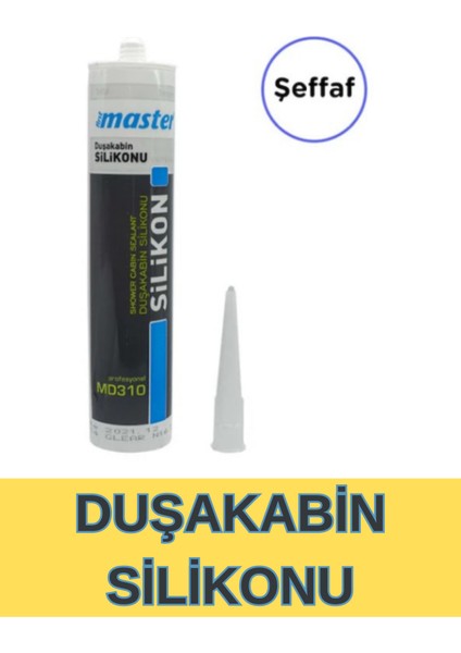 Profesyonel Kalite- Küf Mantar Yapmaz Duşa Kabin Silikon ( 1 Ad ) Şeffaf Renk modelleri