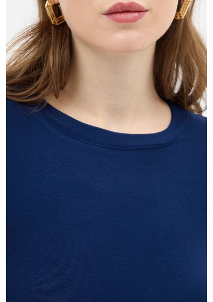 Laci Premium/Viskoz Yumuşak Kumaşlı Parmak Geçmeli Crop Bluz 8162A indirimleri