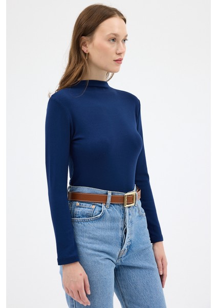 Laci Yarım Boğaz Uzun Kollu Body 2069 modelleri