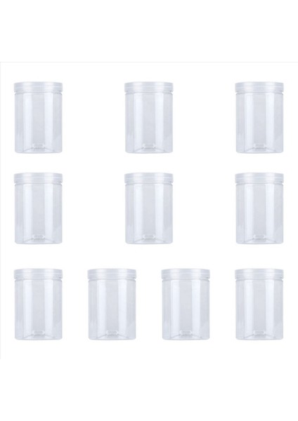 10 Pcs 500ML Gıda Kavanozu Mühürlü Şeffaf Plastik Mutfak Atıştırmalıkları Şeker Kurabiyeleri Için Kapaklı Kaplar Kokulu Çay (Yurt Dışından) modelleri