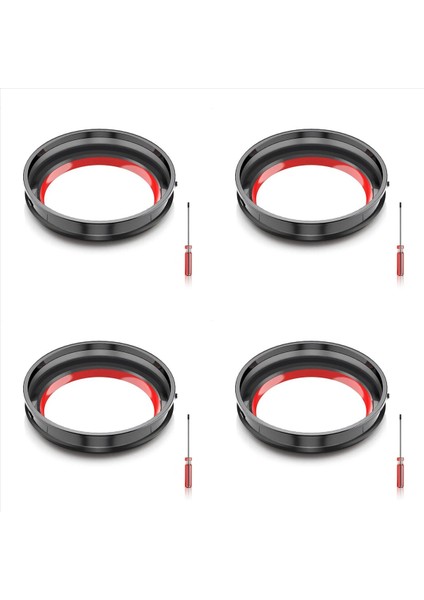 4x Dyson V10 Vakum Temizleyici Toz Bin Üst Sabit Sızdırmazlık Halkası Yedek Toz Kova Ekleme Temizleyici Yedek Parça (Yurt Dışından)
