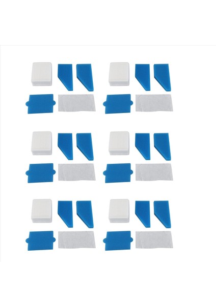 6x Filtre Seti Vakum Süpürgeleri Için Uygun Thomas Aqua + Çoklu Temiz X8 Parke Aqua + Pet &amp Family 787 241 (Yurt Dışından)