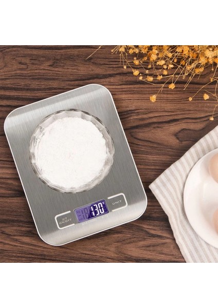 Lüx Dijital Mutfak Terazisi 5 kg 1 gr Hassas Paslanmaz Çelik + Pil fırsatları