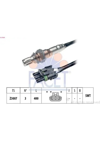 107060 Oksijen Sensoru 7700746375 7700854148