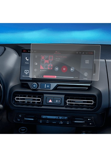 Fiat Doblo Uyumlu 10 Inç Navigasyon Mat 9h Nano Ekran Koruyucu