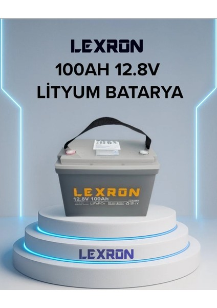 100 Amper 12.8 Volt Lityum Batarya