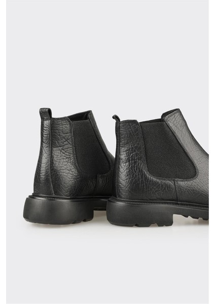 Siyah Deri Erkek Günlük Bot fırsatları