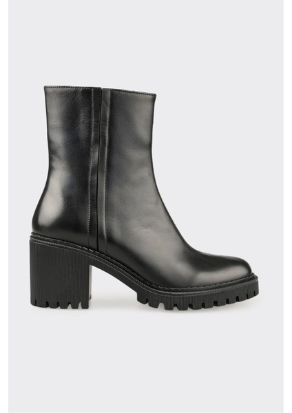 Siyah Deri Kadın Günlük Bot