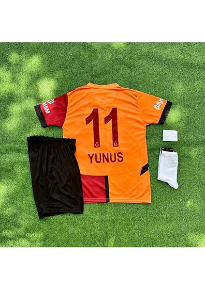 /g'.â.l.a.t.â.s.a.r.â.y 2024/25 Iç Saha Parçalı Yunus Akgün Çocuk Forması 4'lü Set
