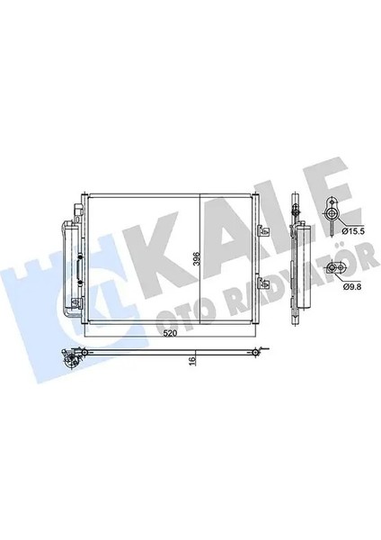 353180 Klima Radyatoru 8200448252 8660003445 921006980R