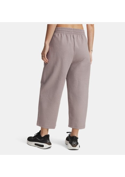 Kadın Ua Unstoppable Fleece Grid Crop Eşofman Altı 1386492-015 fiyatları