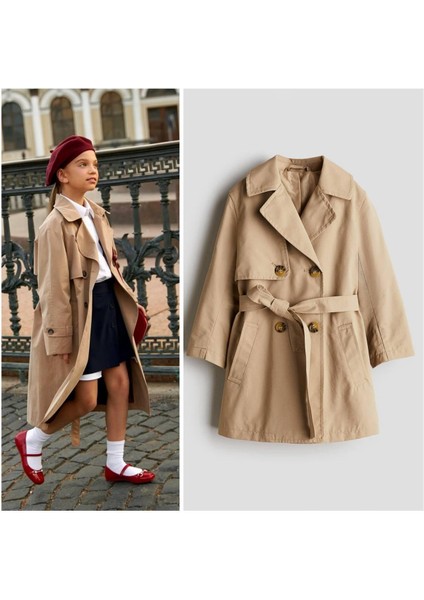 Kız Çocuk Trençkot