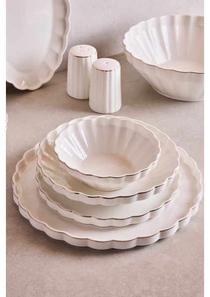 Istanbul Gold 29 Parça 6 Kişilik Porselen Gold Yaldızlı Yemek Takımı fırsatları