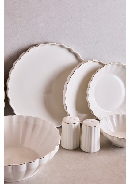 Istanbul Gold 29 Parça 6 Kişilik Porselen Gold Yaldızlı Yemek Takımı indirimleri