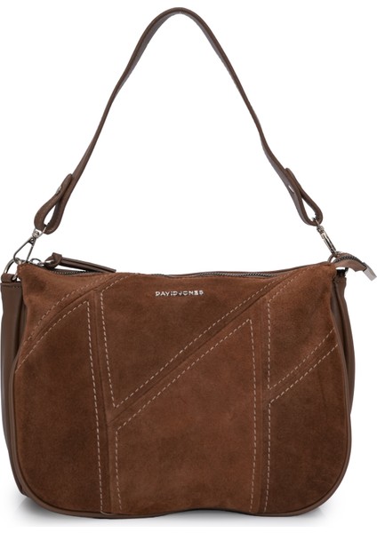 Süet Dokulu Kadın Omuz Çantası ED069