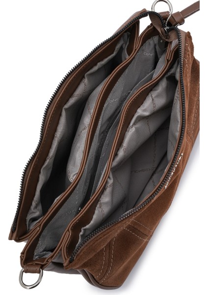 Süet Dokulu Kadın Omuz Çantası ED069 indirimleri