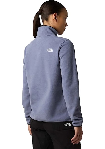 Glacier Fleece 1/4 Zip Kadın Mavi Outdoor Polar NF0A8D2JBTR1 fiyatları