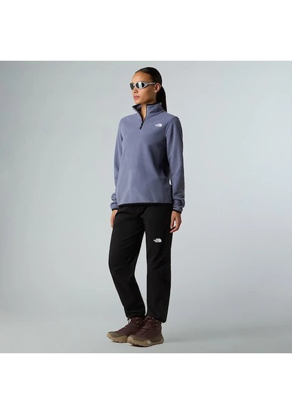 Glacier Fleece 1/4 Zip Kadın Mavi Outdoor Polar NF0A8D2JBTR1 modelleri