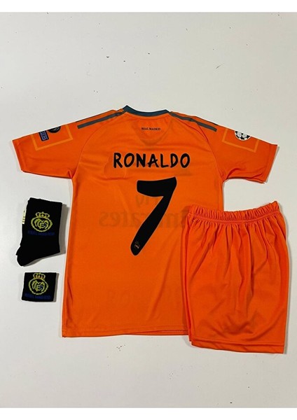 R.madridd 2013/14 Sezonu Cristiano Ronaldo Çocuk Forması 4'lü Set (Armalı-Syh) modelleri