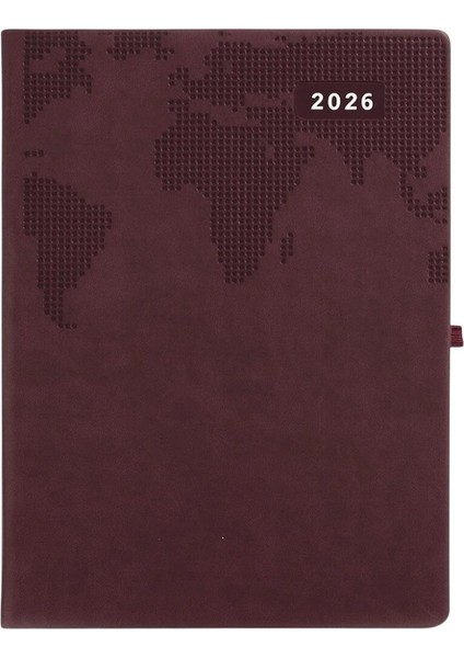 Termo Deri Lastikli Günlük 2026 Ajanda 14*20