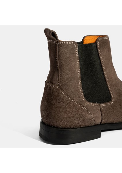 Kadın Vizon Lastik Detaylı Süet Deri Bot indirimleri